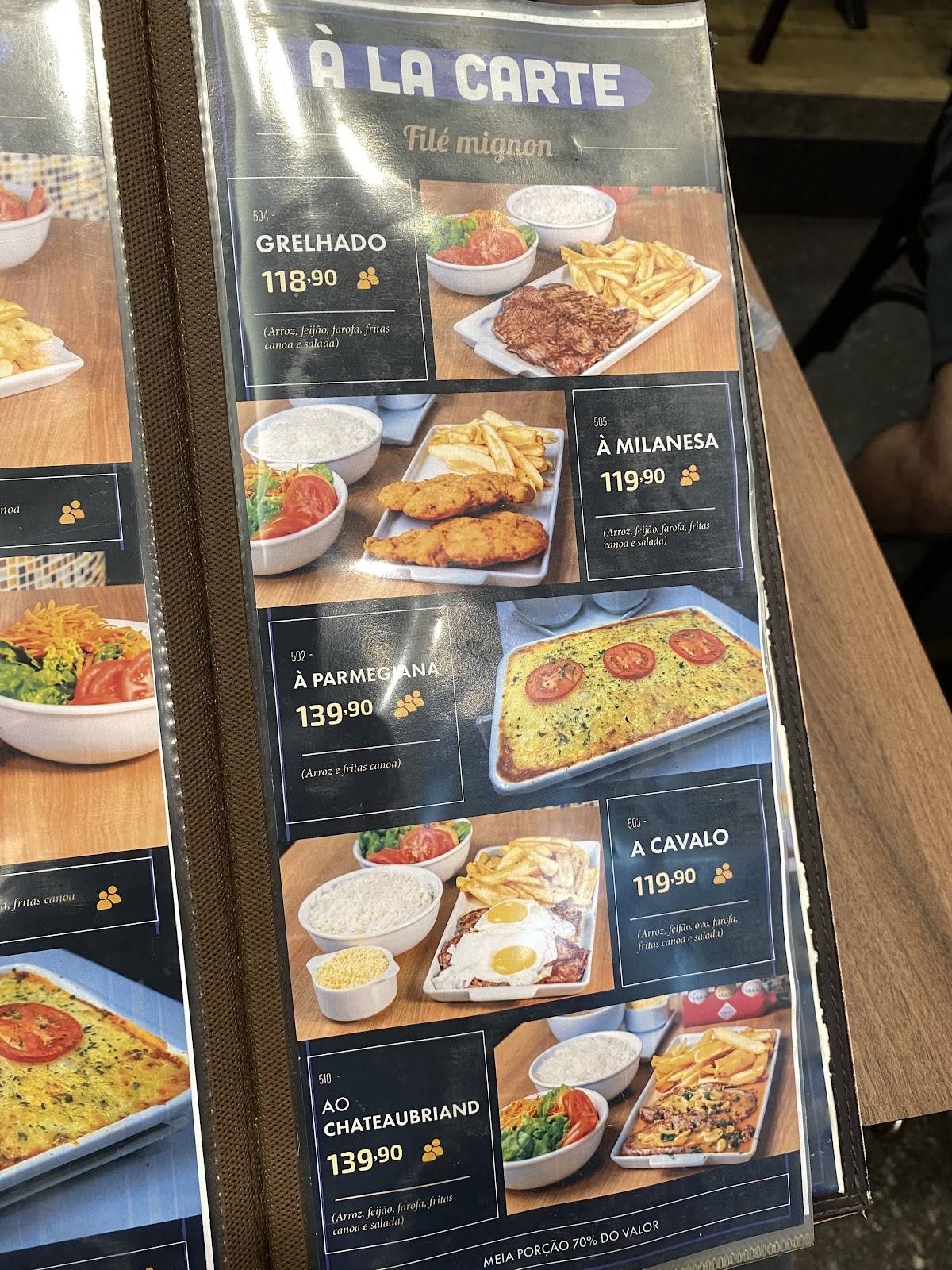 Padaria e Confeitaria Serrana cardápio