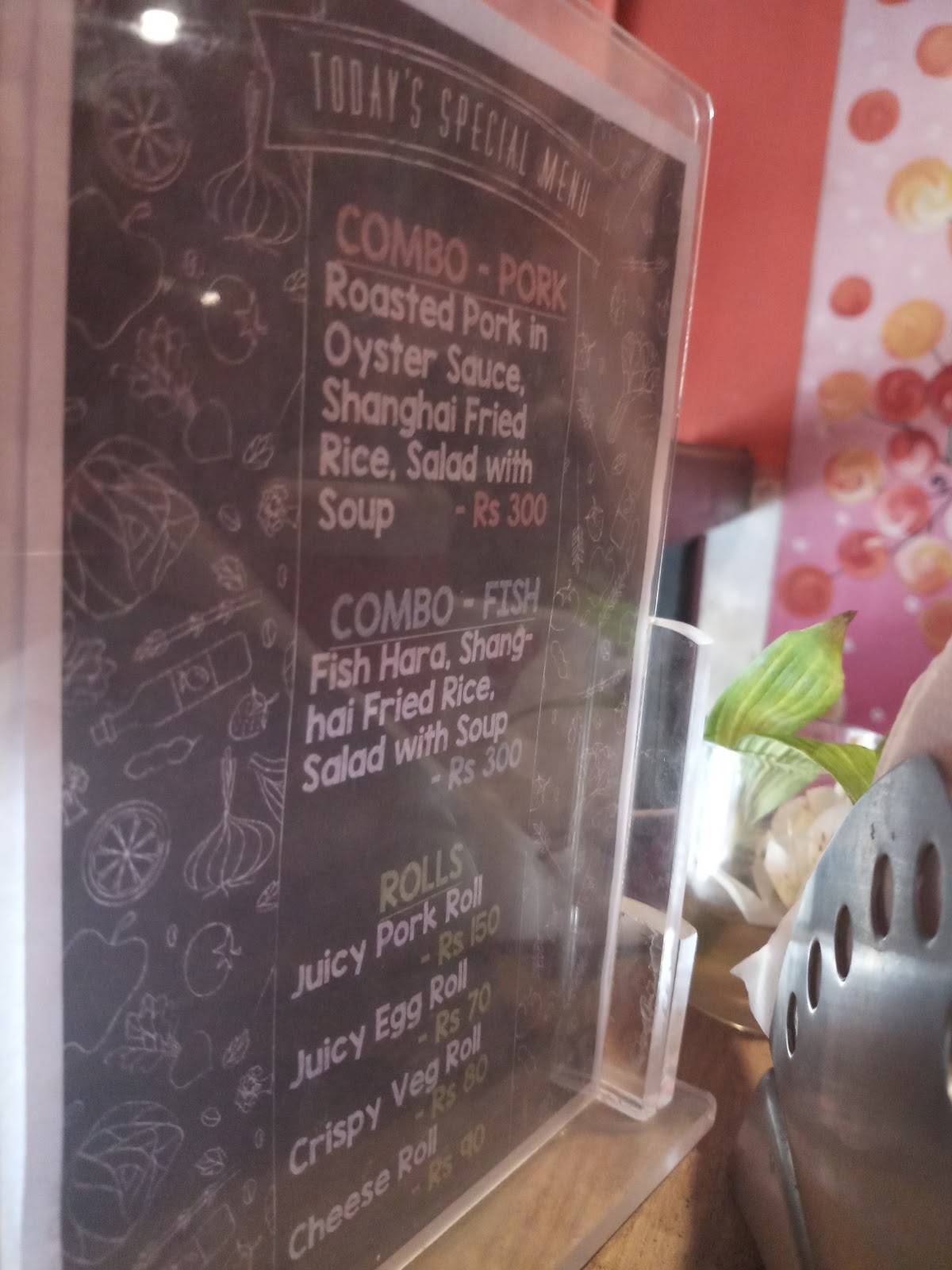 Café Planet Earth menu