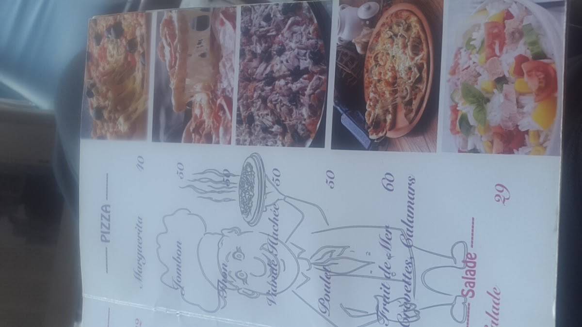Menu de Café Point de Vue