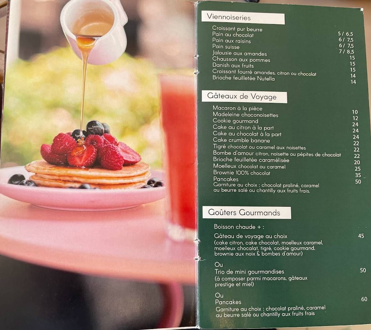 Menu de Satine