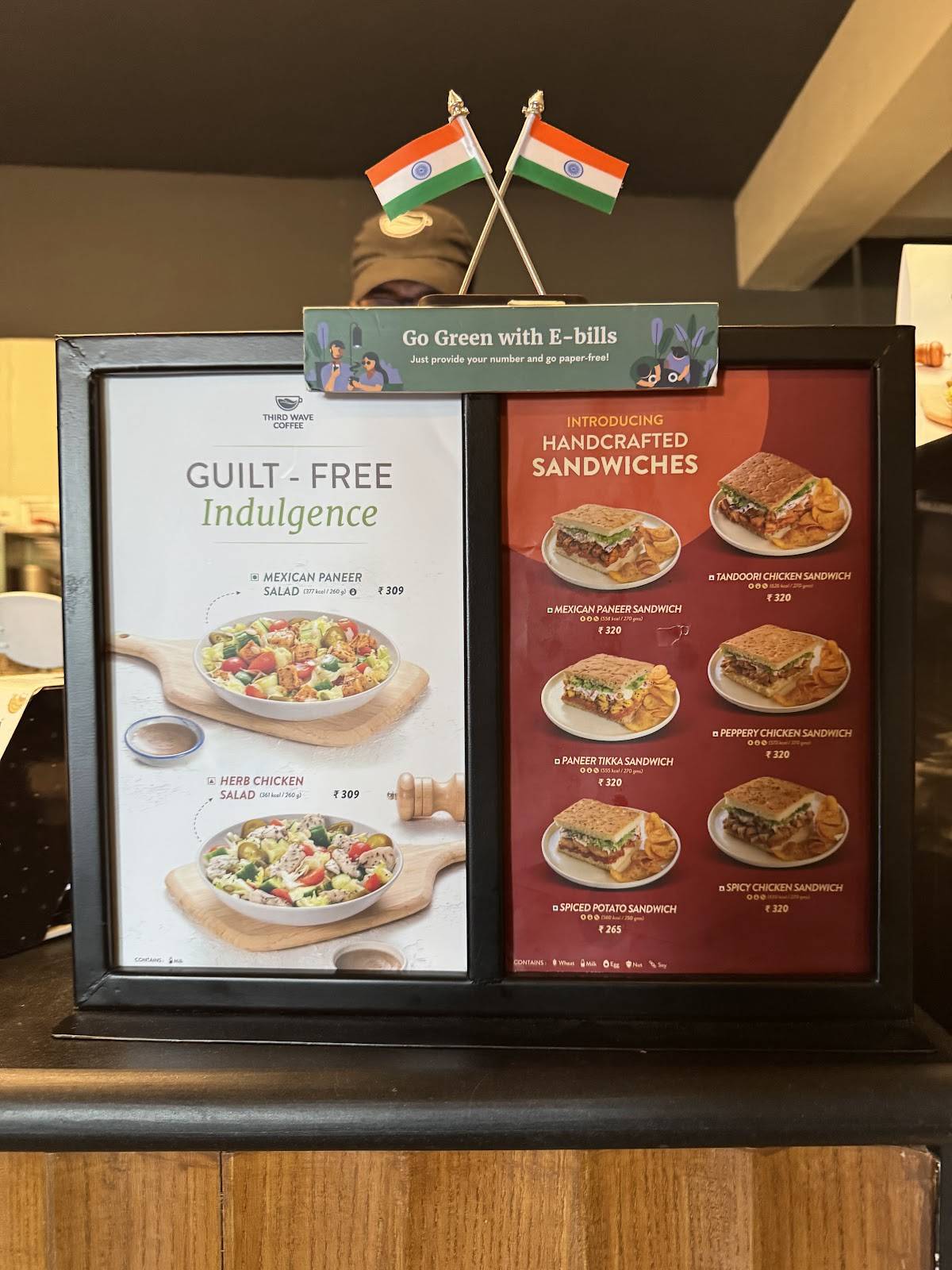 Third Wave Coffee menu