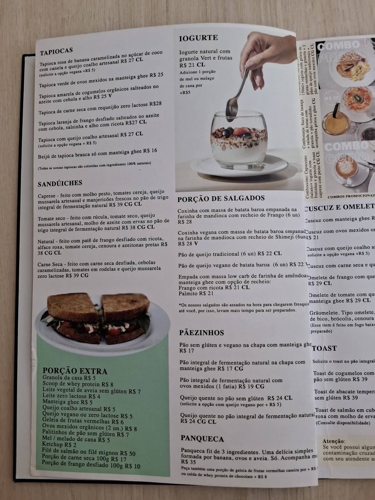 Carta de Vert Café