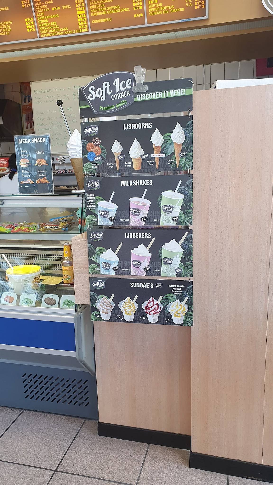 Menu de Cafetaria Mega Snack