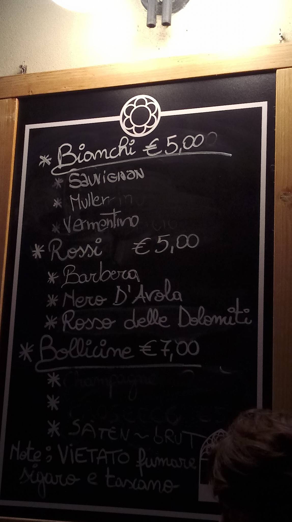 Menu di Caffè Della Funicolare 