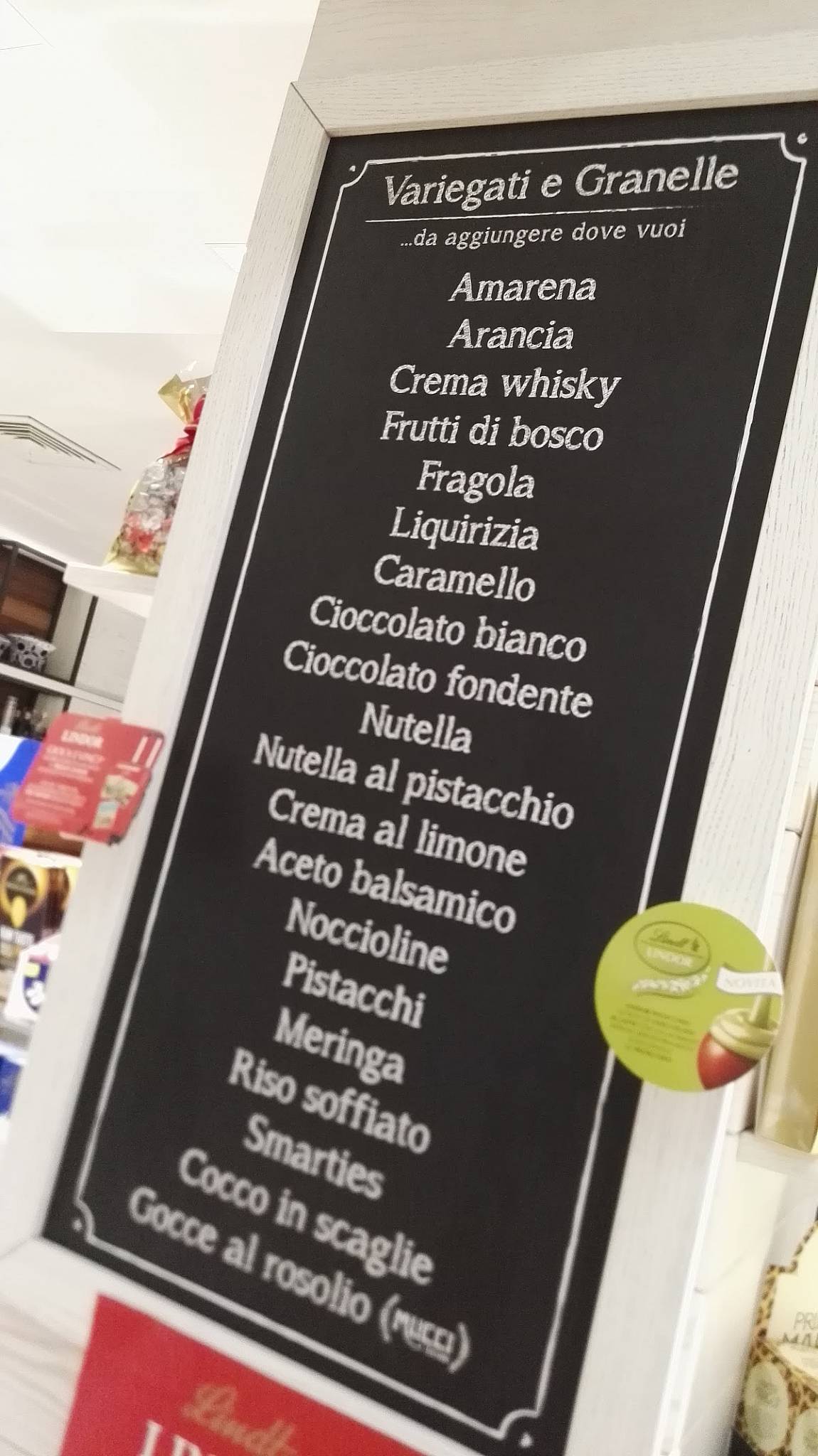 Menu di Caffè Vittoria di Conversano Andrea 