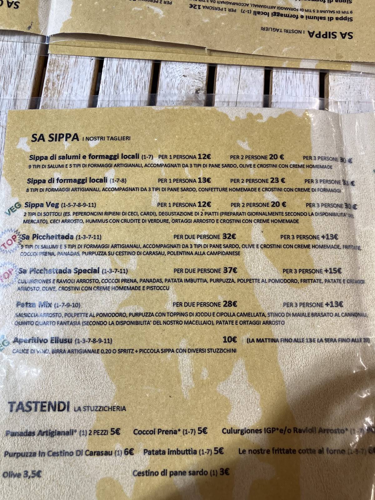 Menu di Ellusu 