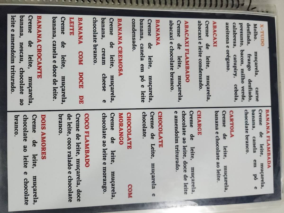 Restaurante e Pizzaria do Galeto cardápio
