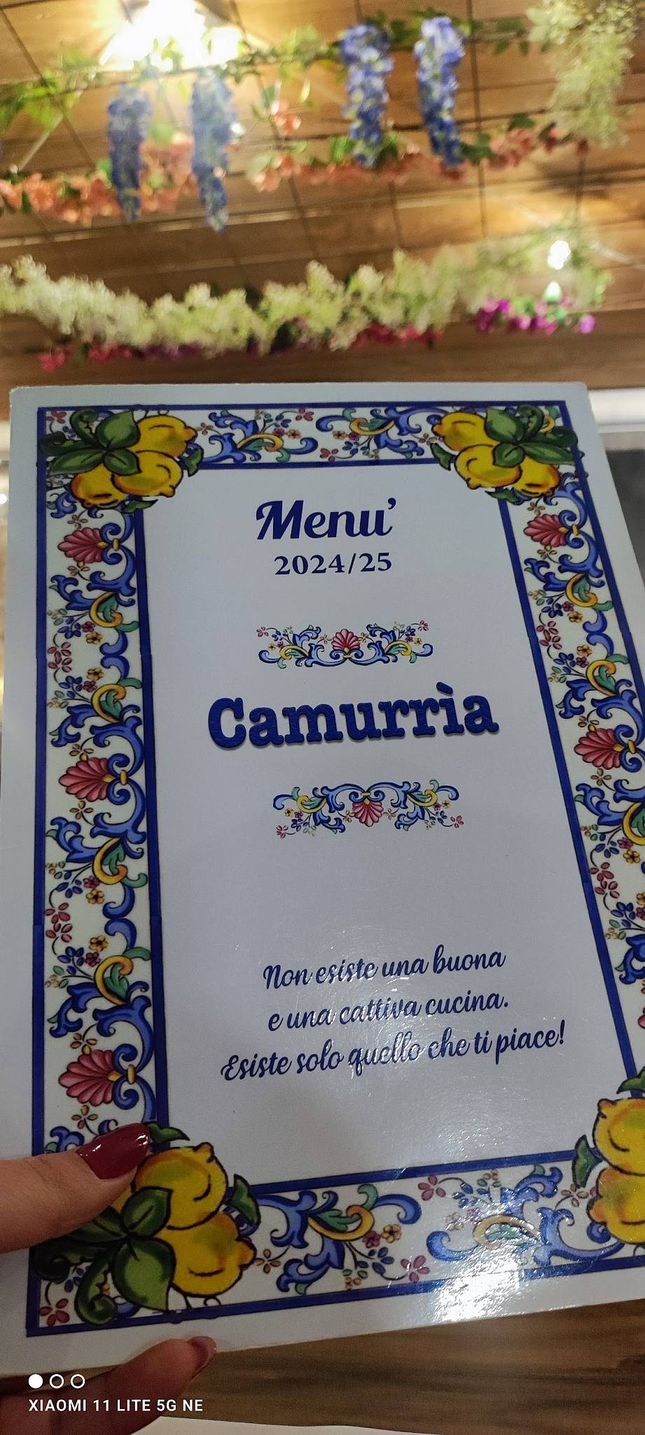 Menu di Camurrìa PEDARA - Pizza&Food 