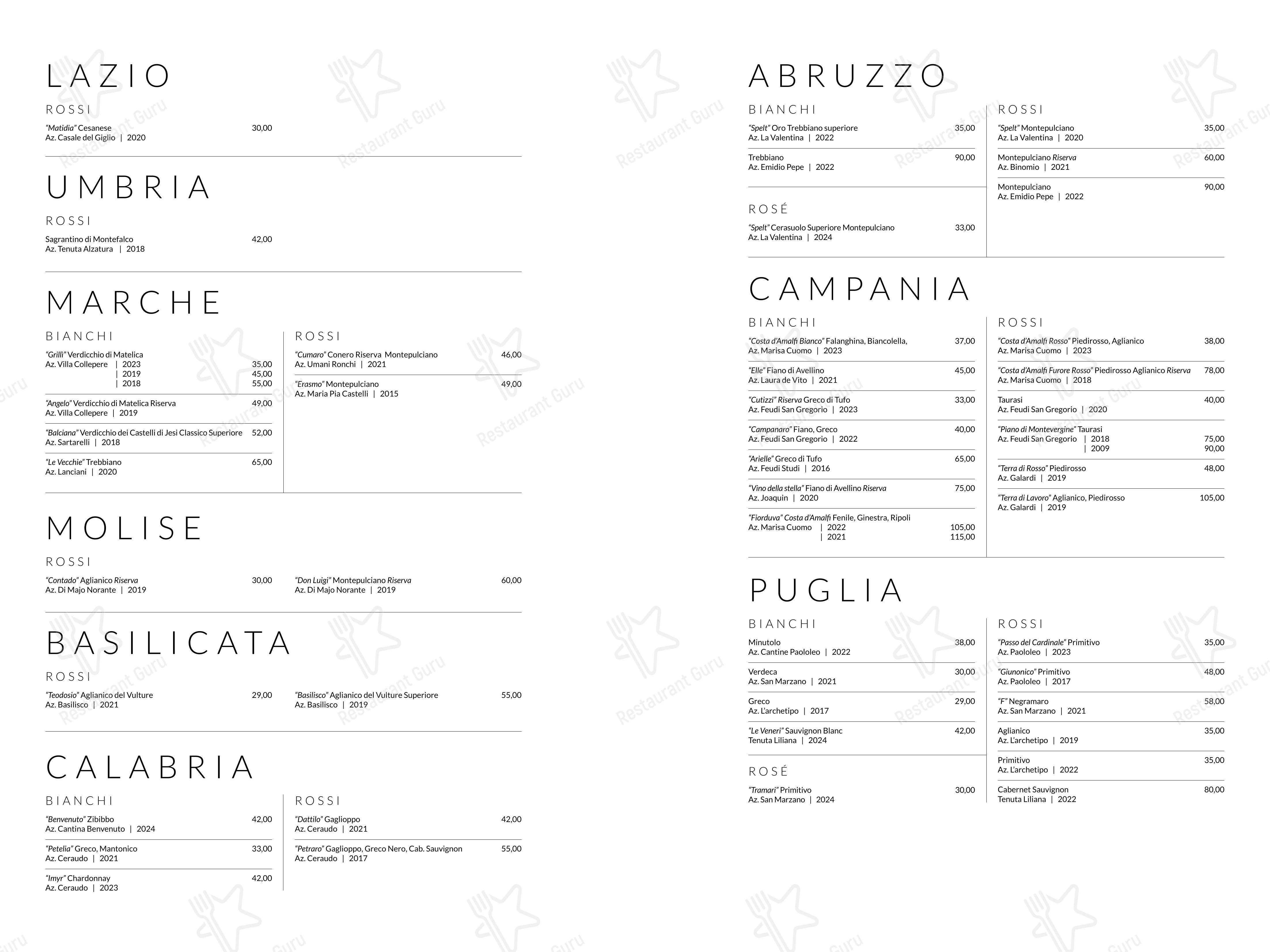 Menu di Cantina Piemontese - Menu