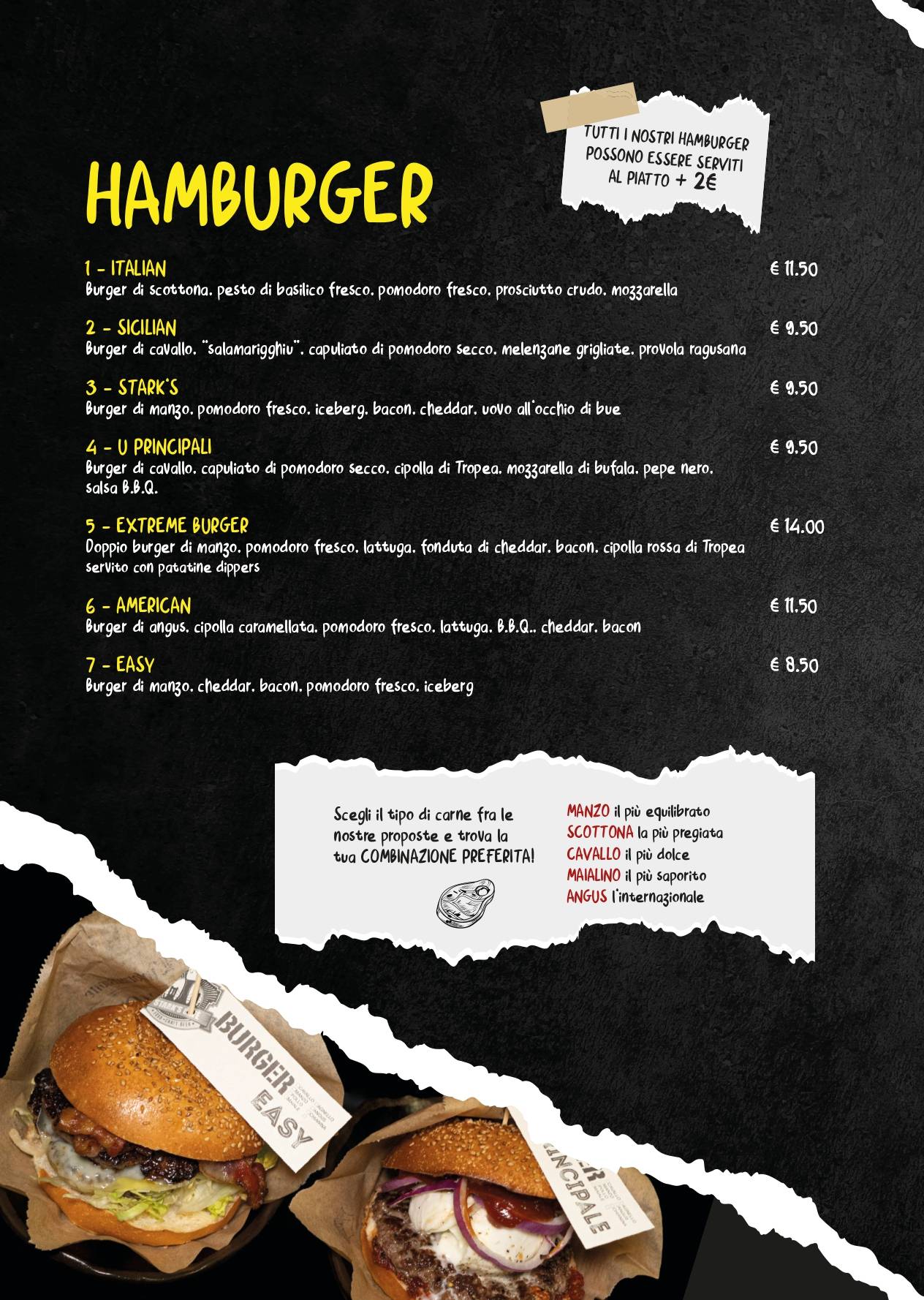 Menu di Stark's Cafè 