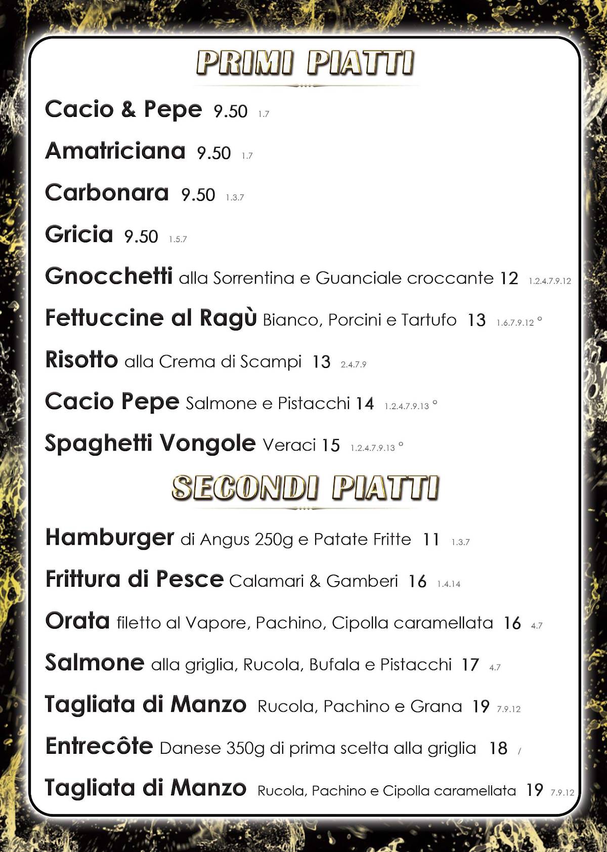 Menu di Jolly Ristorante Pizzeria 