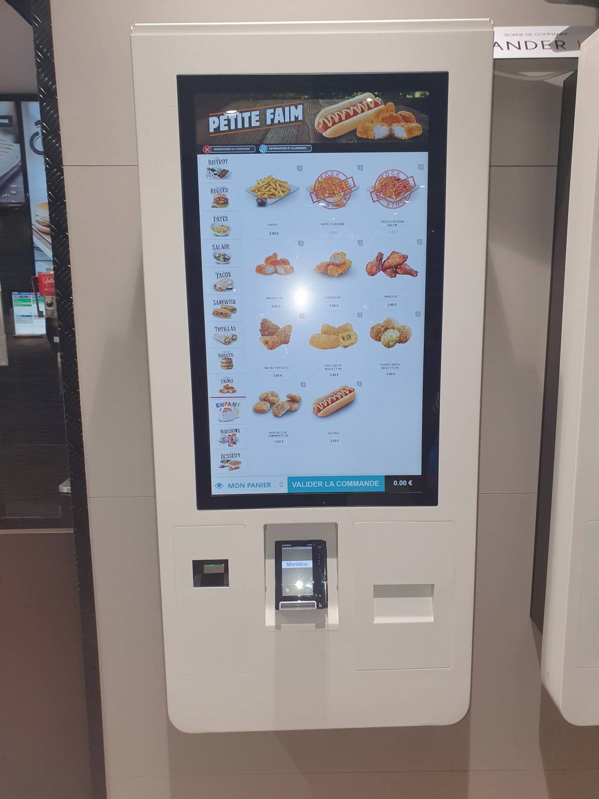 Menu de Cezam Créteil