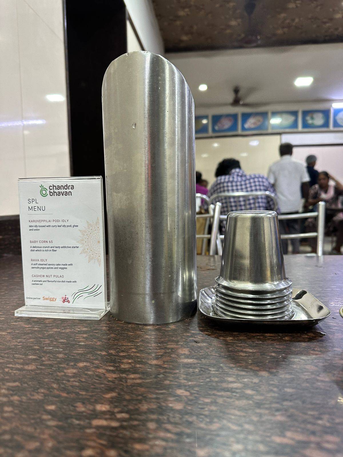 Chandra Bhavan menu