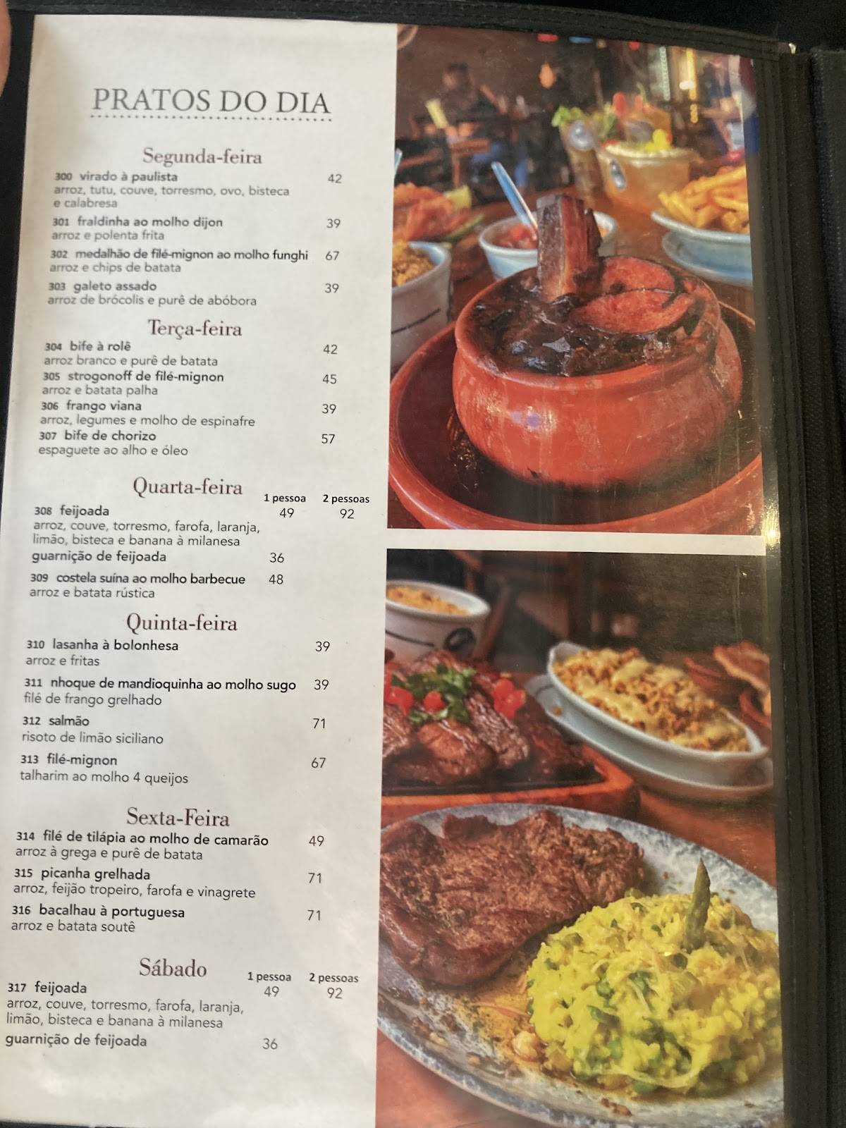 Charme do Brooklin cardápio