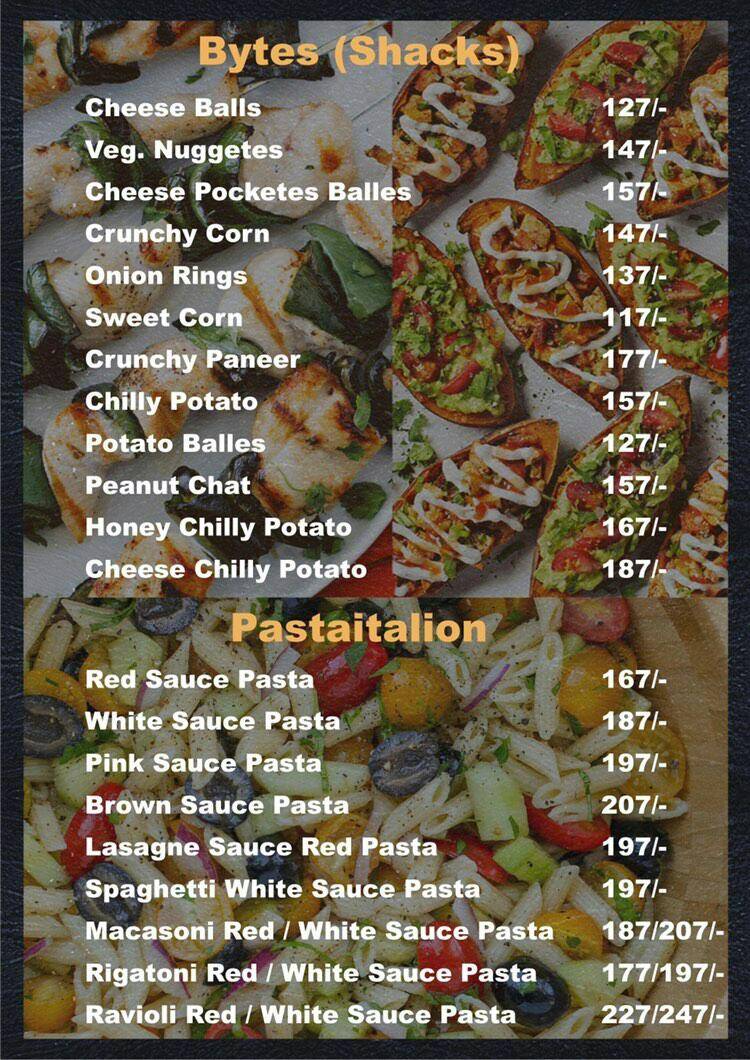 Chaska The Cafe And Lounge menu