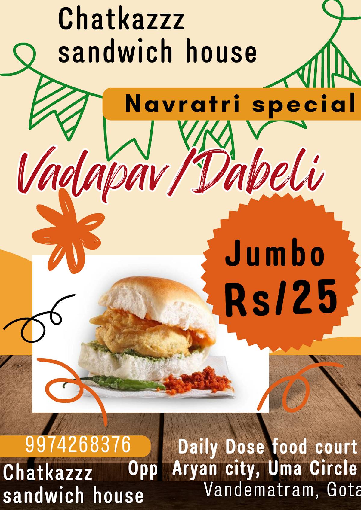 Chatkazzz Sandwich House menu