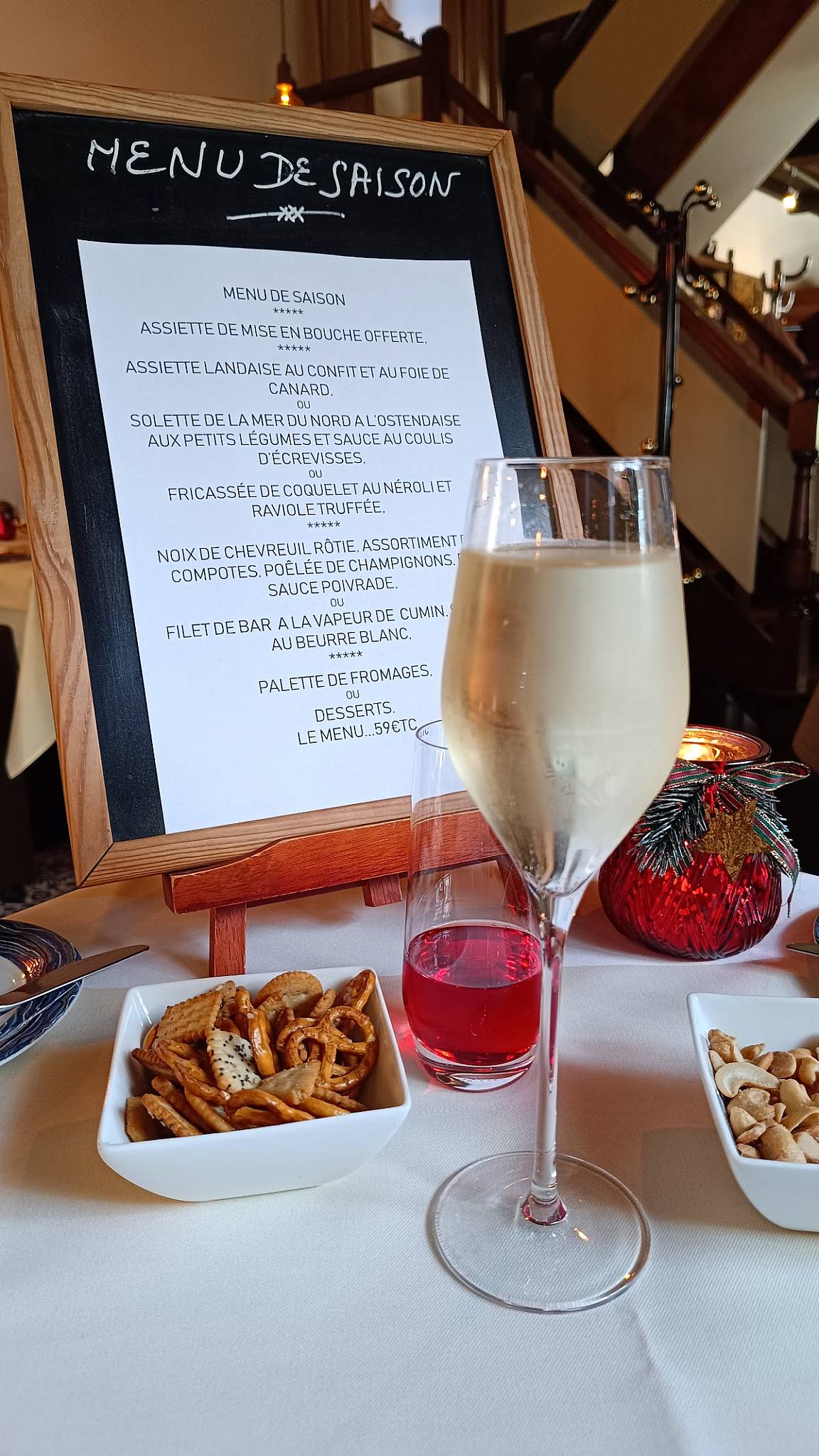Menu de Restaurant Les Chats qui Rient Huy