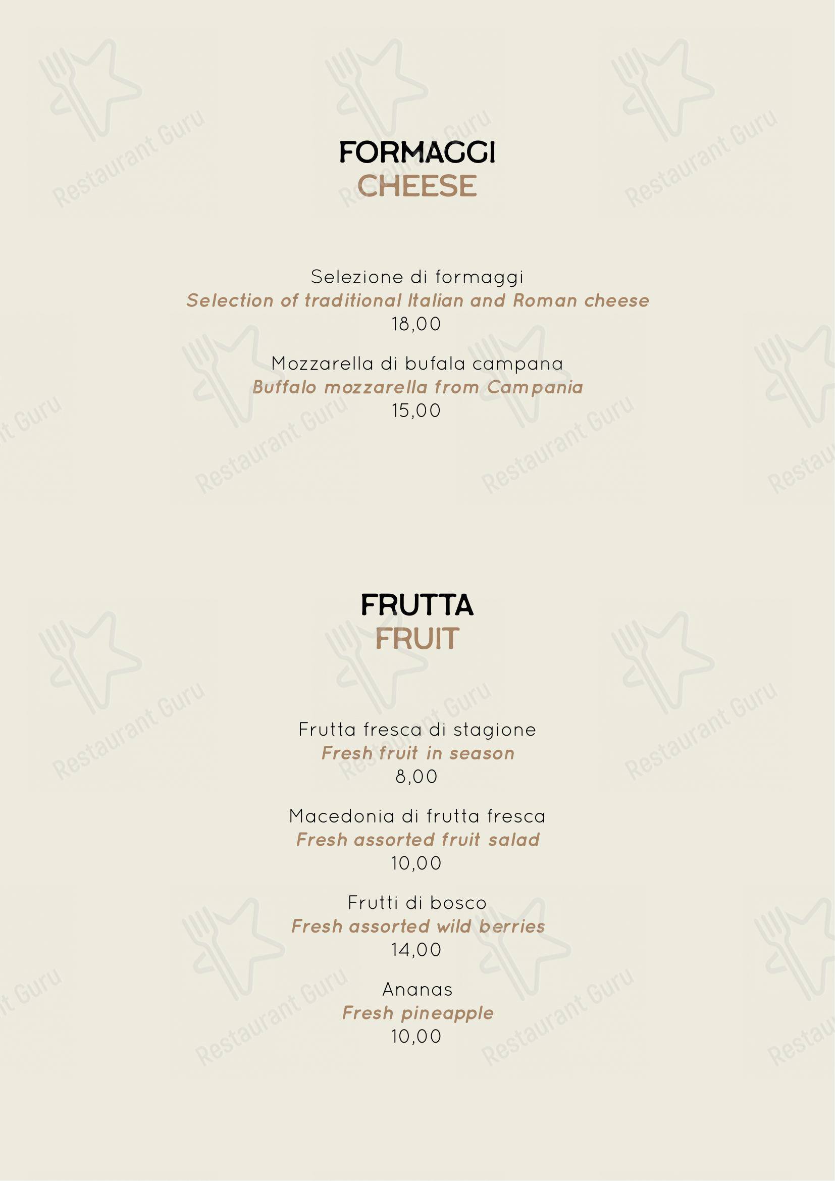 Checco Er Carettiere in Roma - Menu