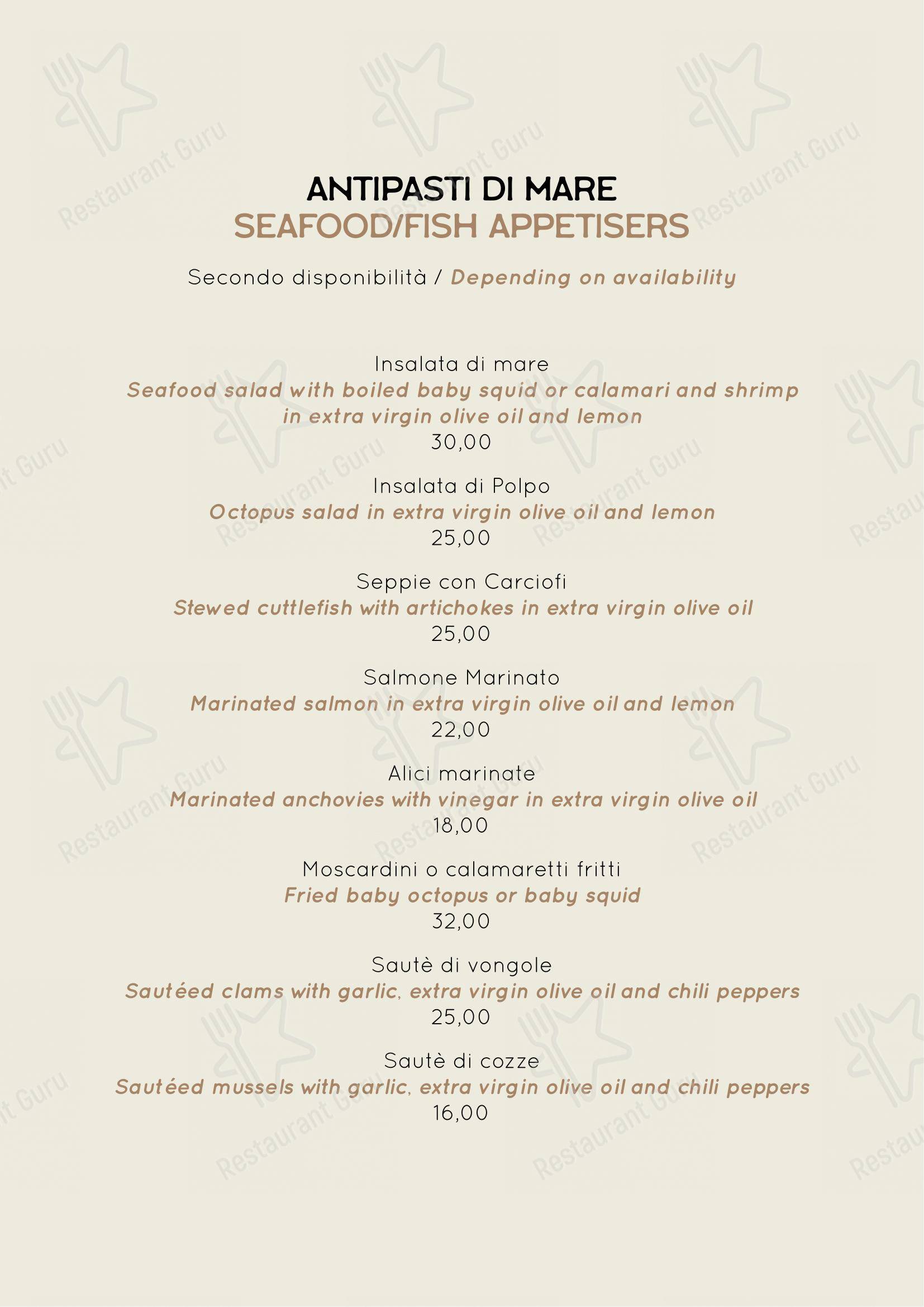 Menu per Checco Er Carettiere pub & bar
