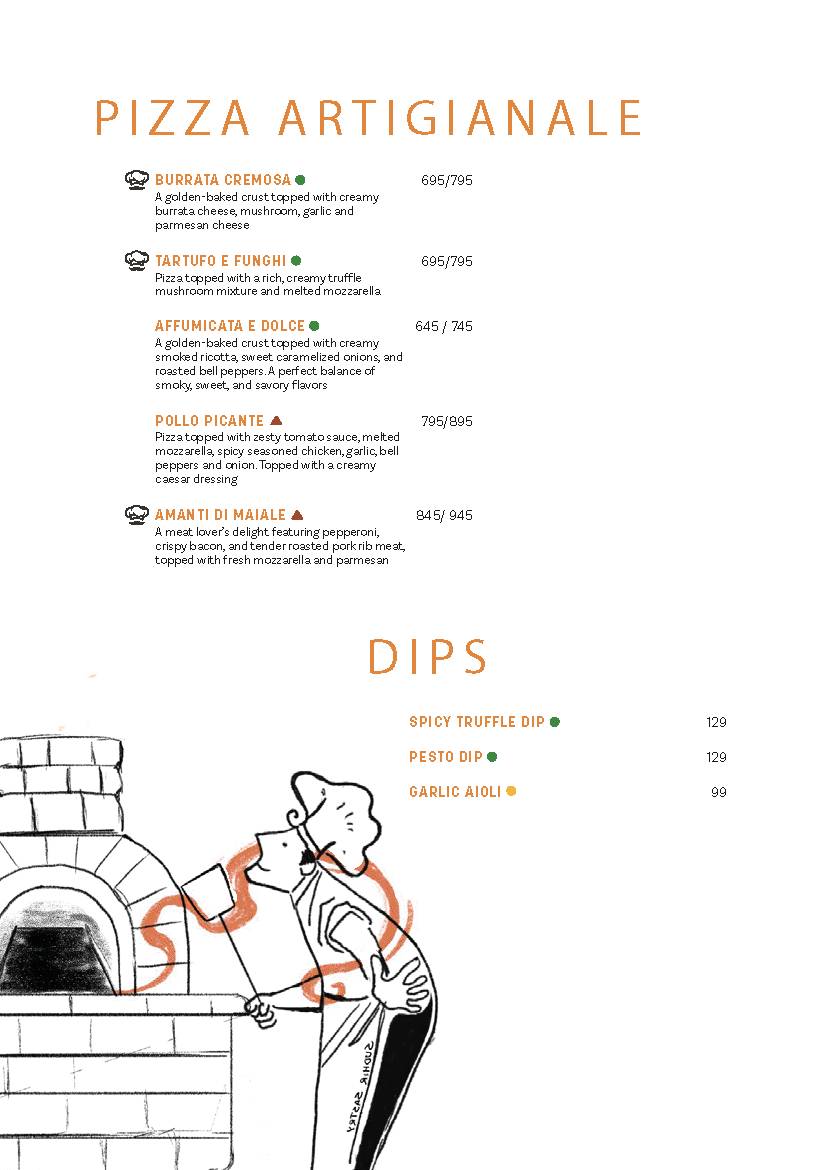 Chianti, MG Road menu