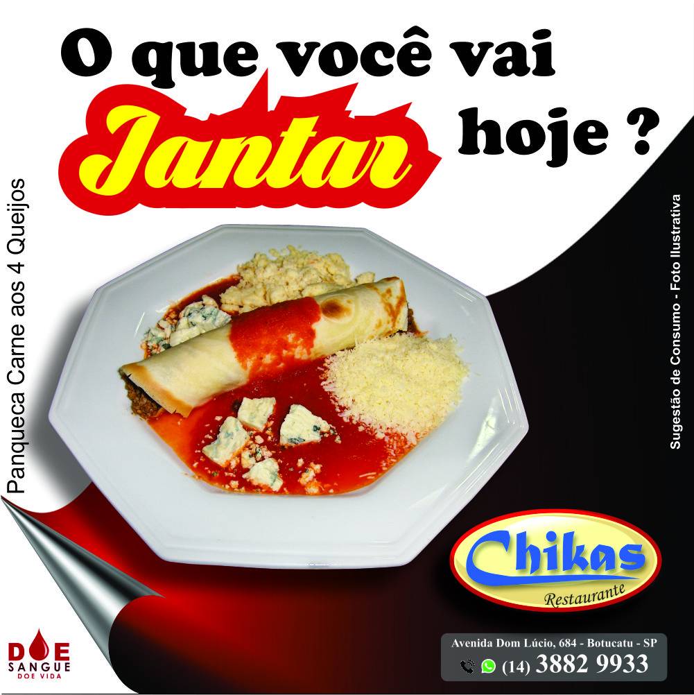 Chikas Restaurante cardápio