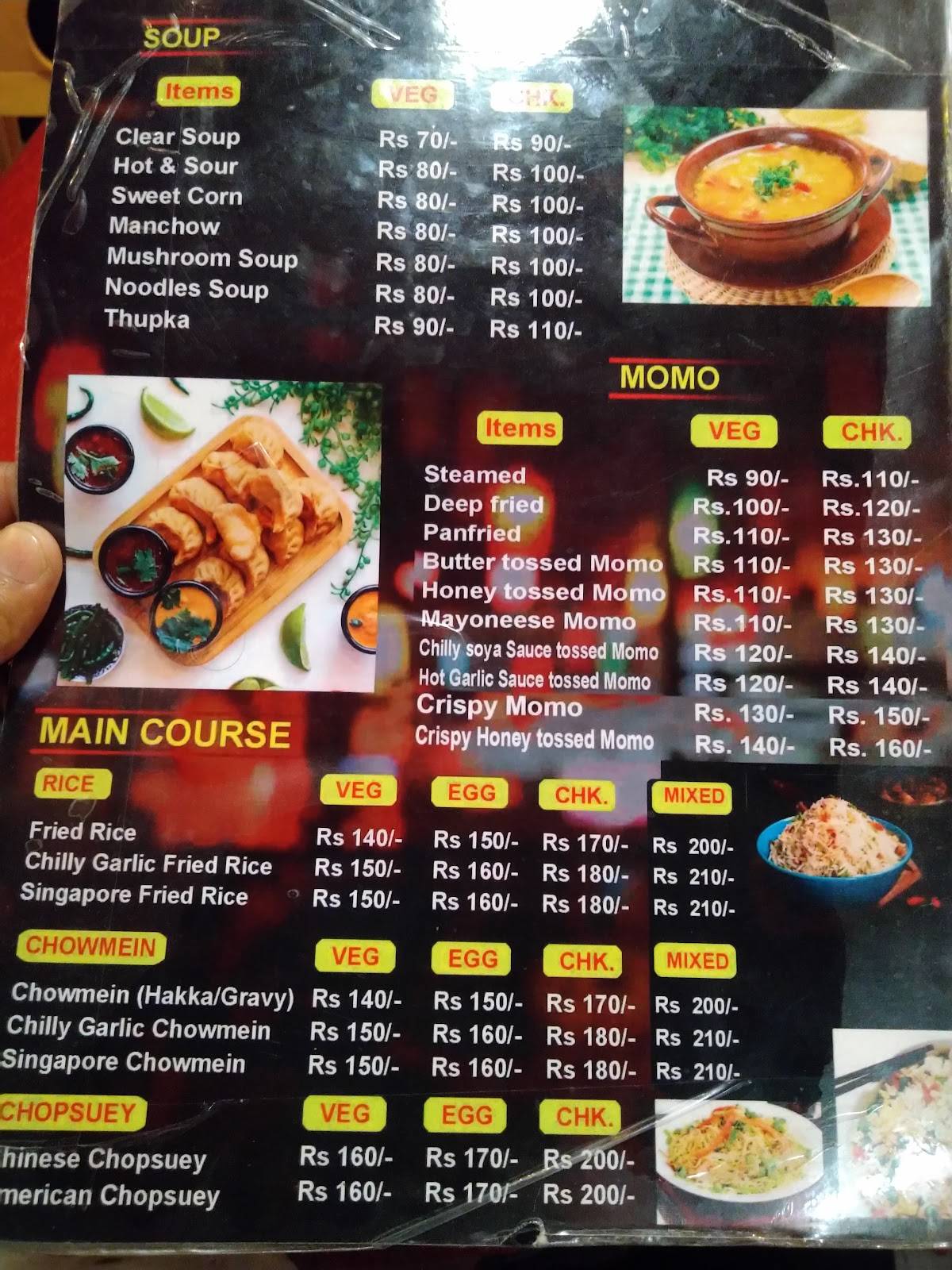 China Town-Multi Cuisine Restaurant with Party hall menu