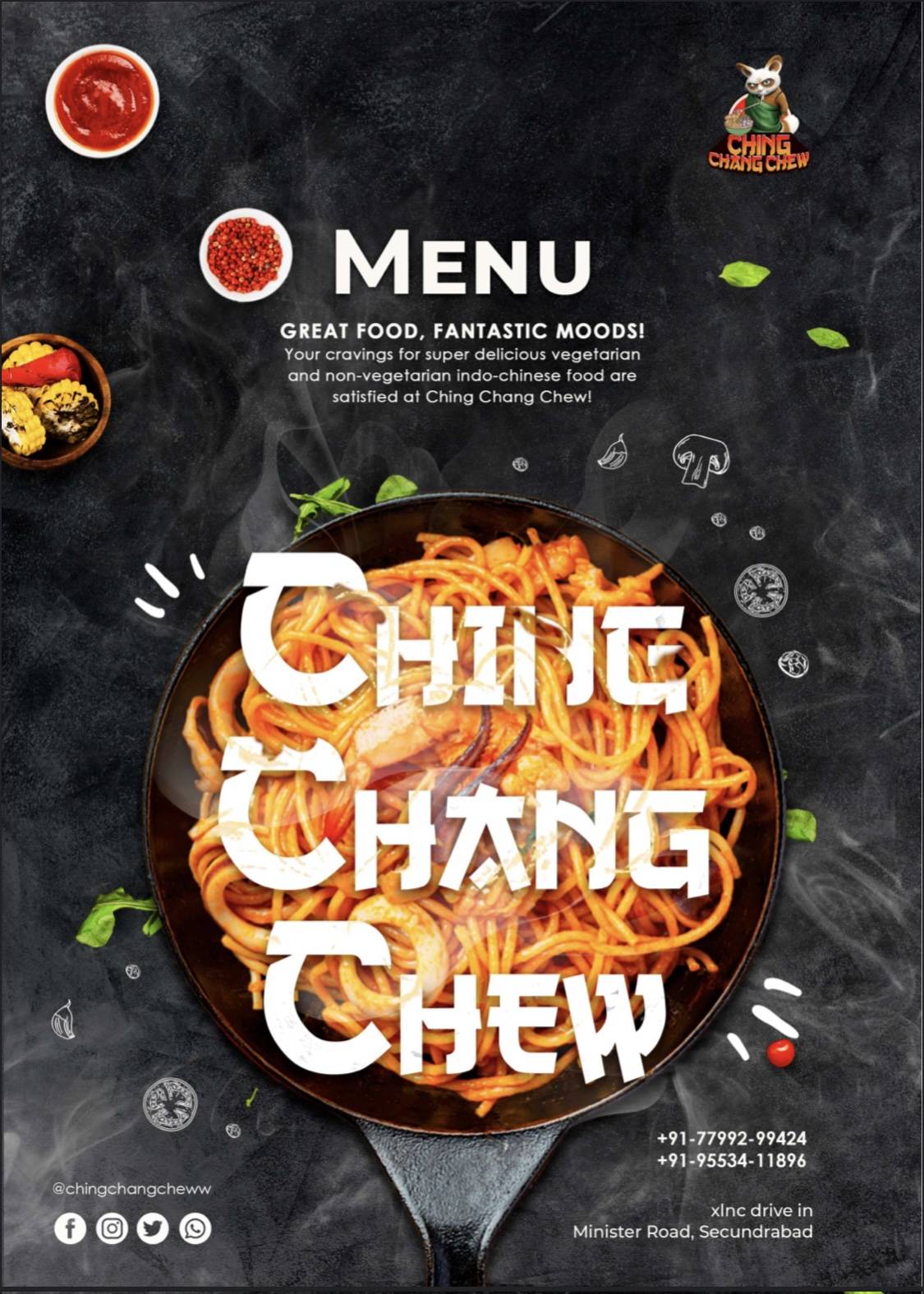 Ching Chang Chew menu