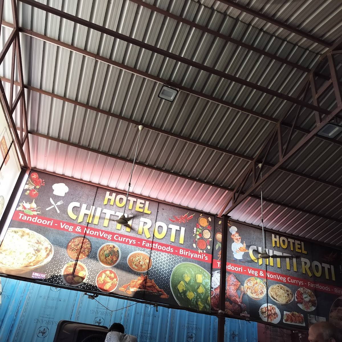 Chitti roti menu