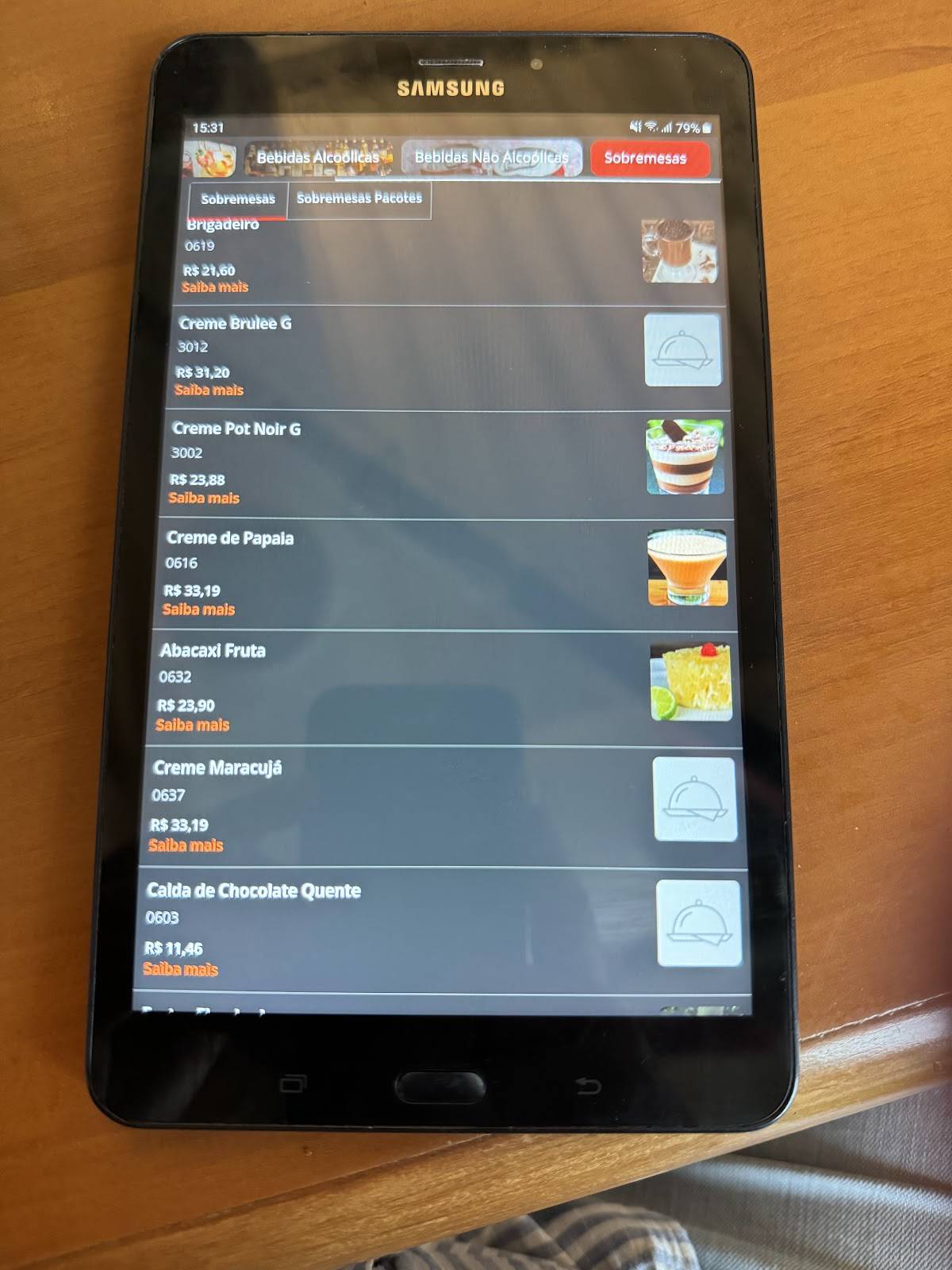 Churrascaria Rio Brasa cardápio