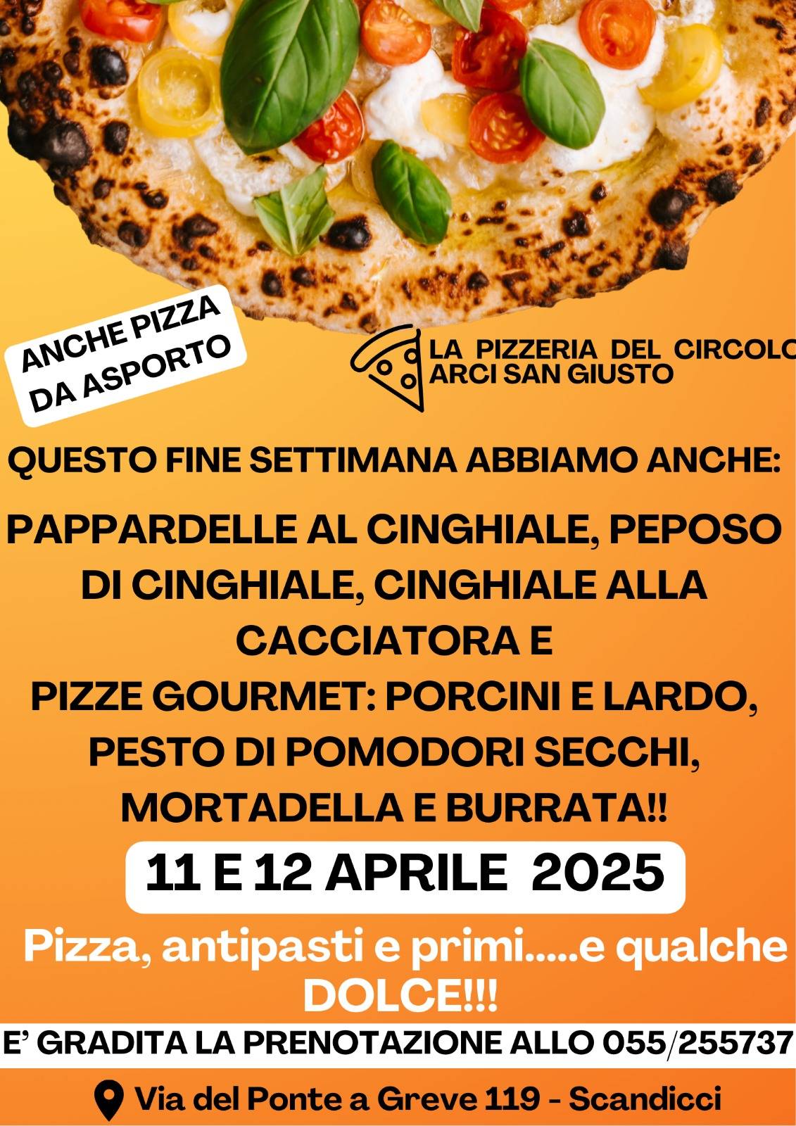 Menu di Circolo ARCI San Giusto APS 