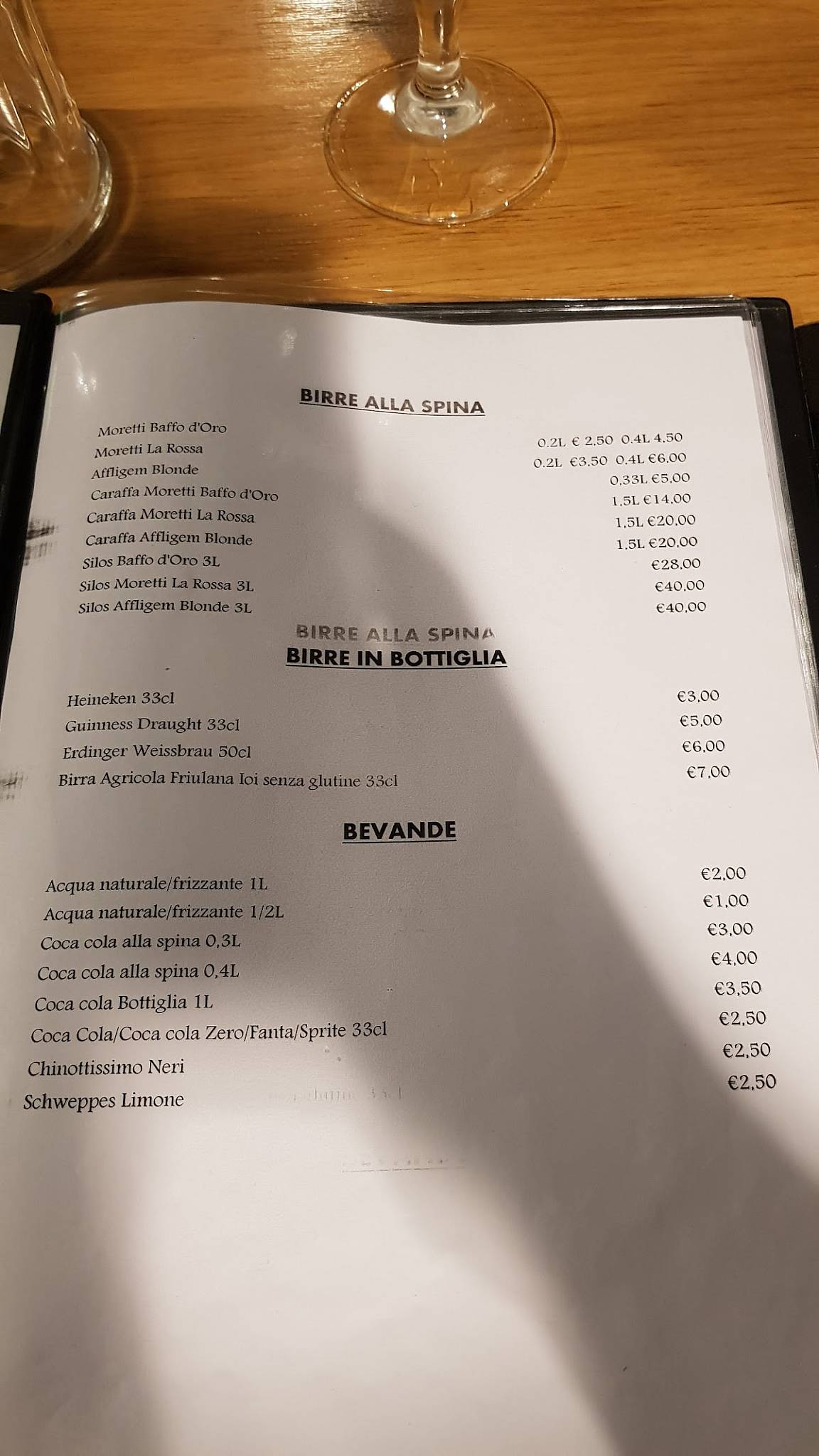 Menu di Civico 90 Colleferro 