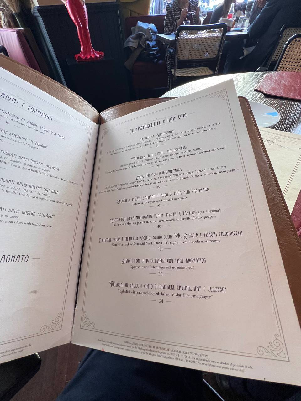 Menu di Clementino Ristorante & Bistrot 