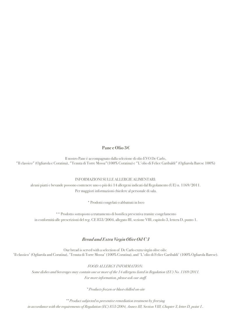 Menu di Clementino Ristorante & Bistrot 
