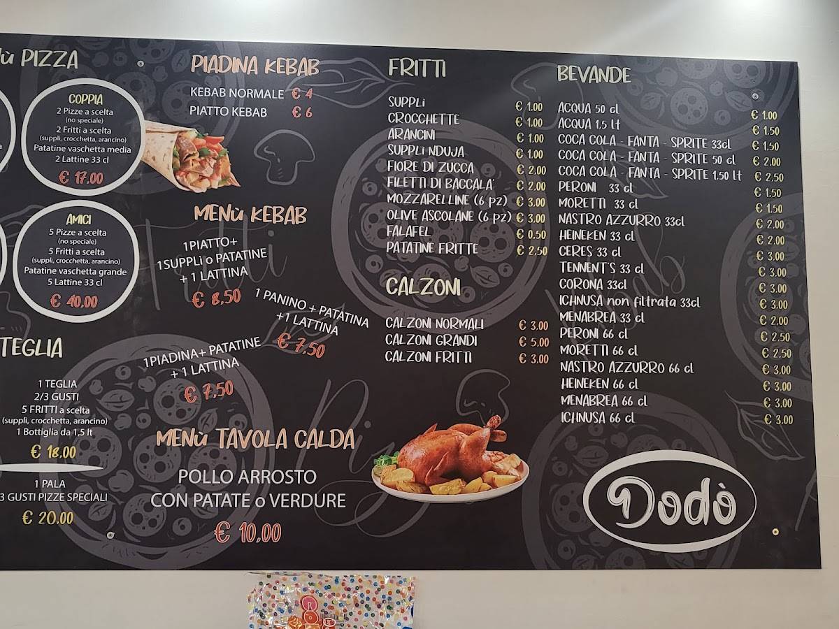 Menu di Cleopatra Pizza-Kebab 