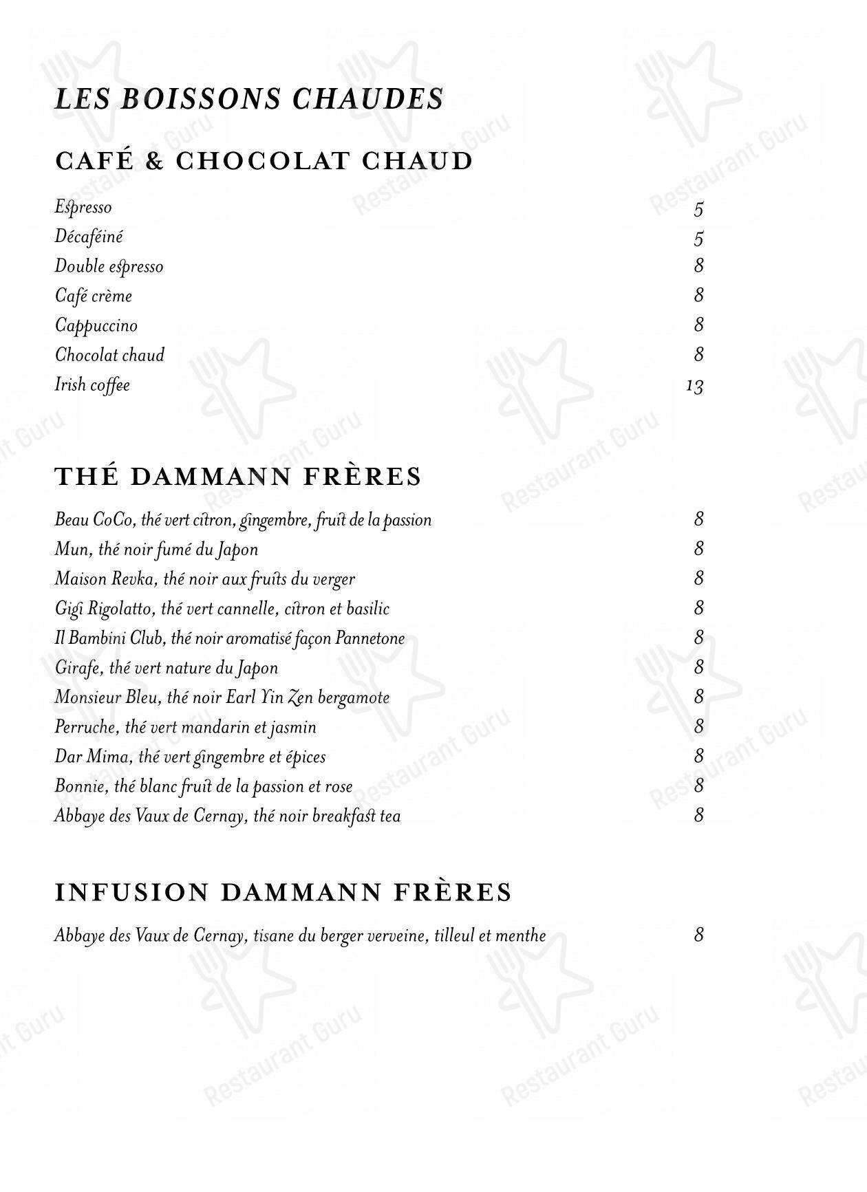 Menu pour BeauCoco Lyon - Детское