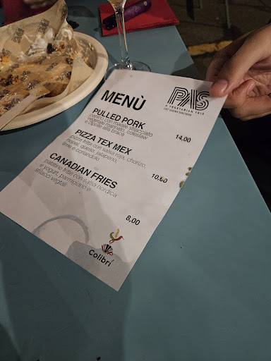 Menu di Colibrì 