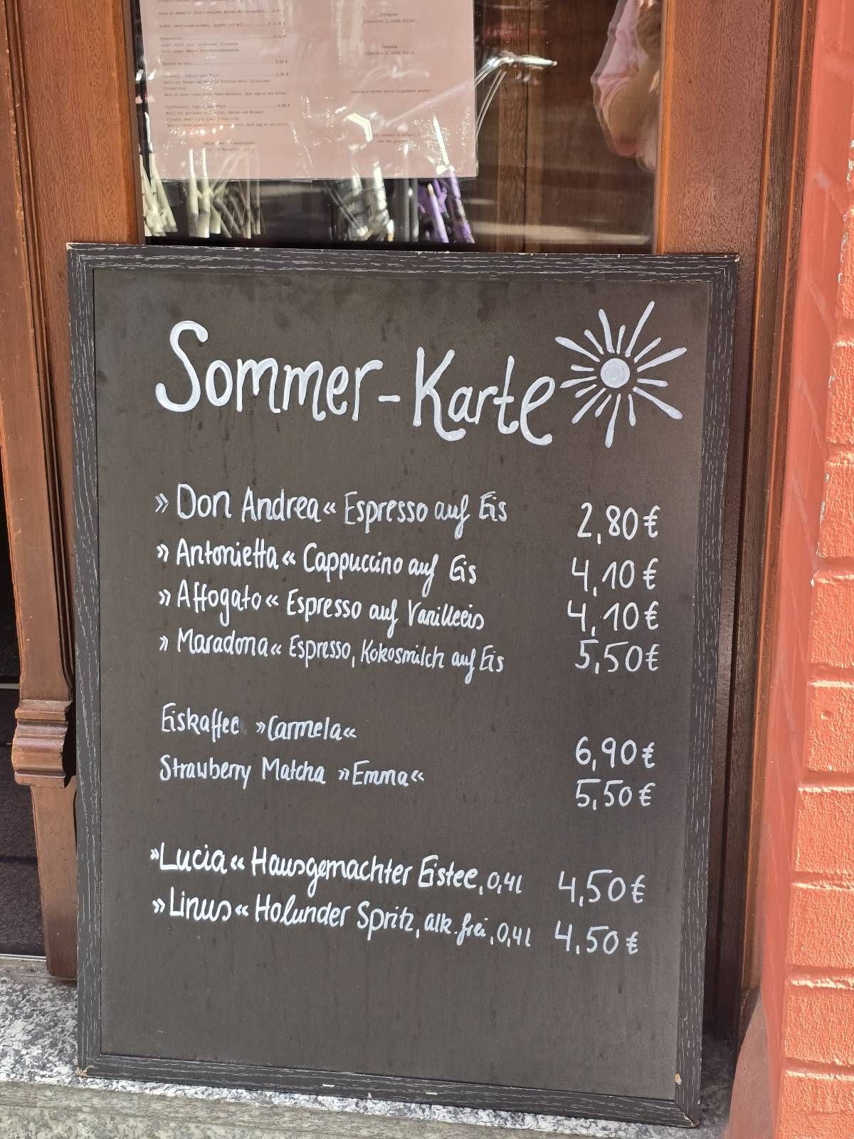 Menu de Jlöcklich Barista Café