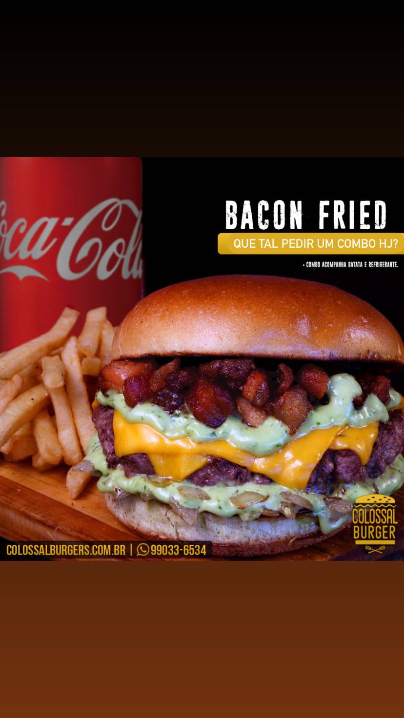 Colossal Burger cardápio