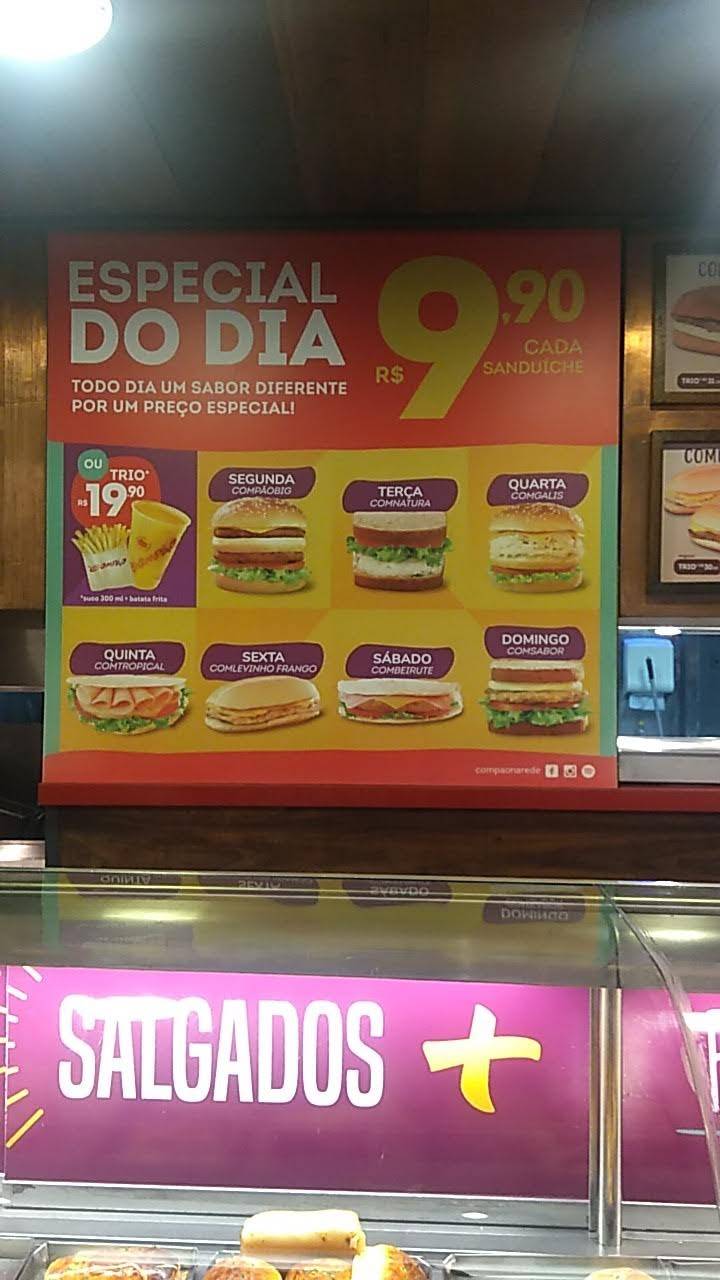 Compão - Plaza cardápio