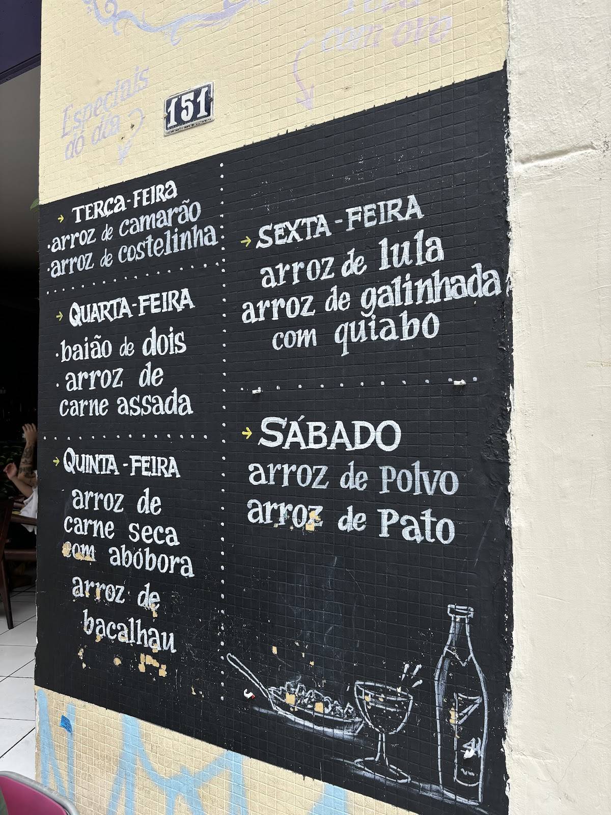 Conceição Discos e Comes cardápio