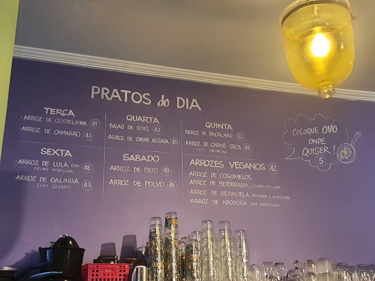 Conceição Discos e Comes cardápio