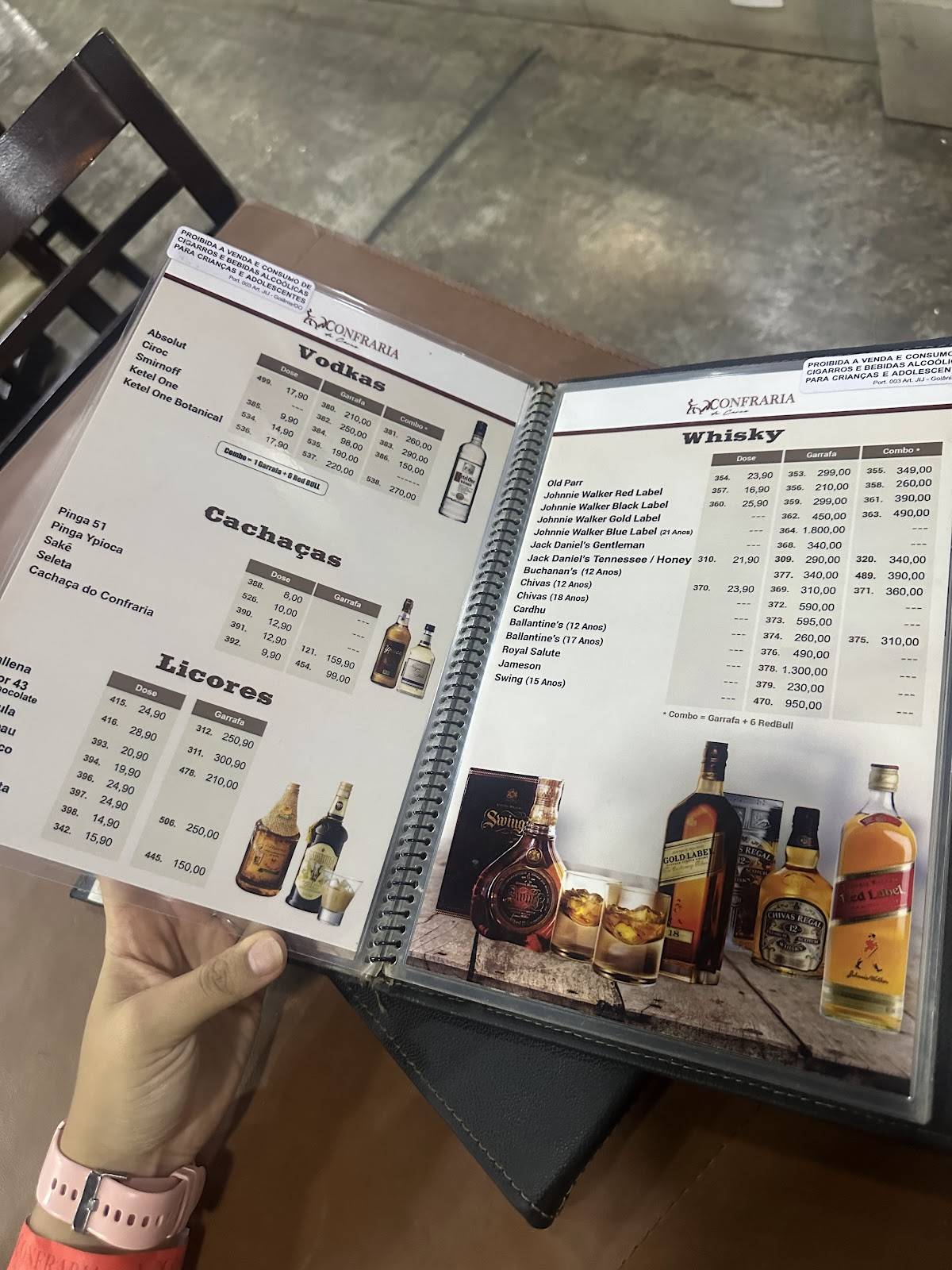 Confraria da Carne cardápio