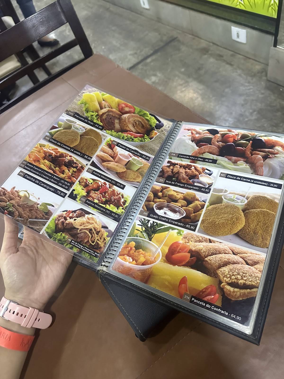 Confraria da Carne cardápio