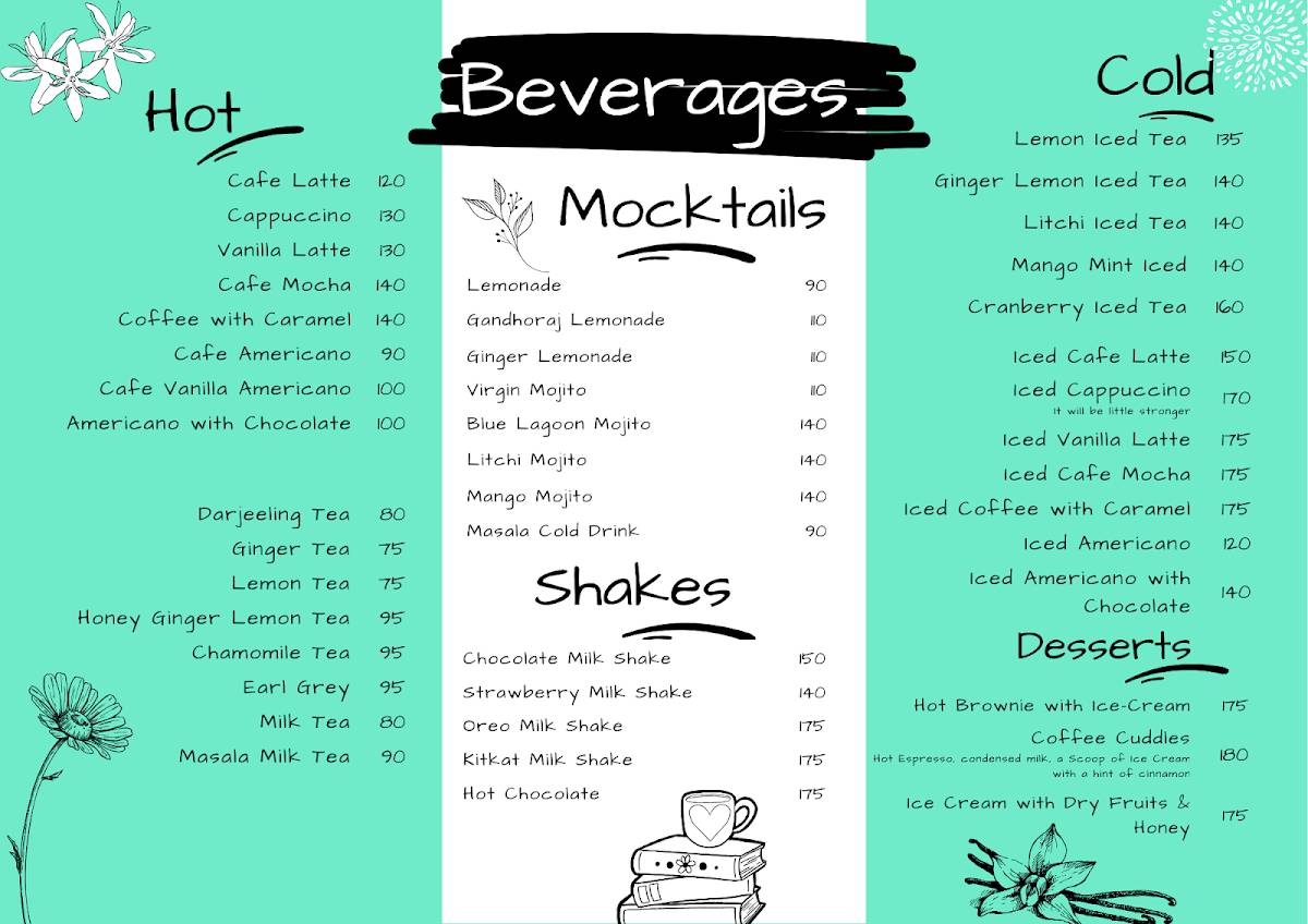 Cotts and Coco - কটস এণ্ড কোকো menu