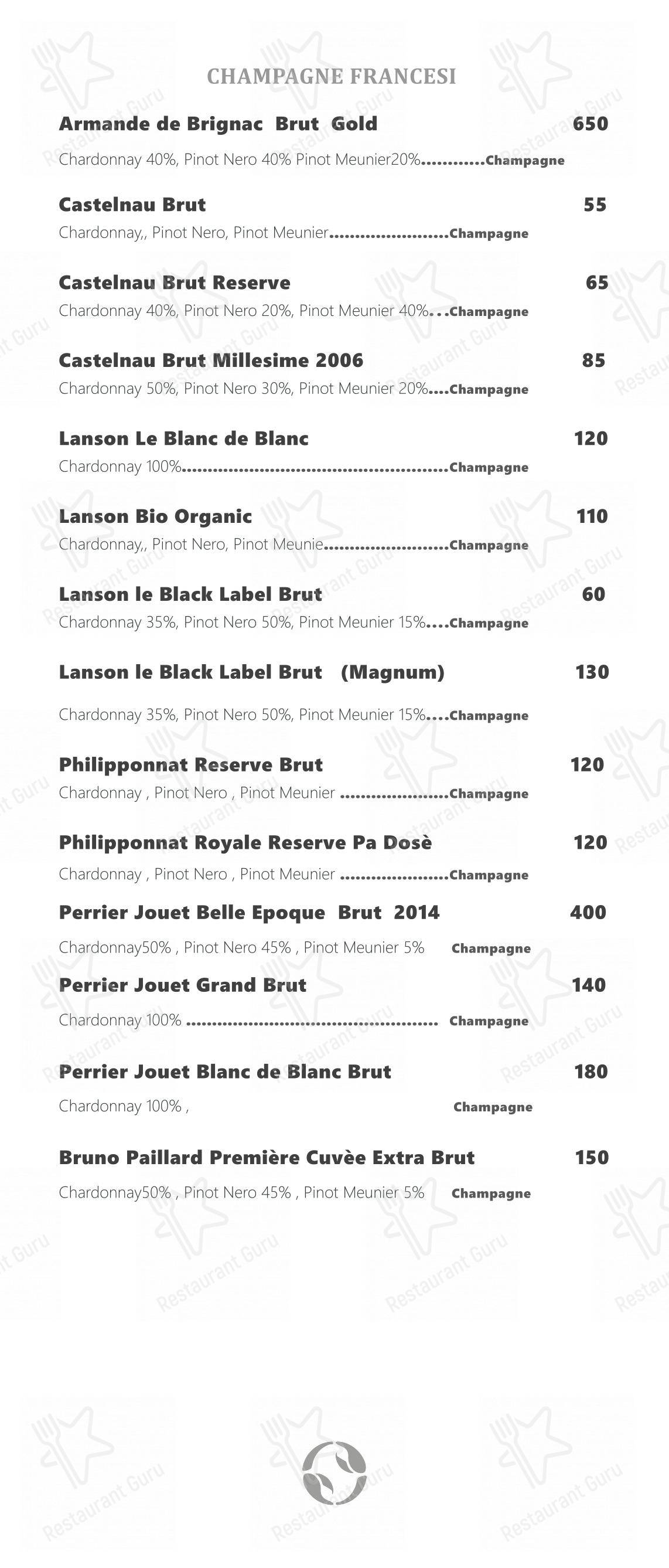 Menu per Ristorante Crab ristorante
