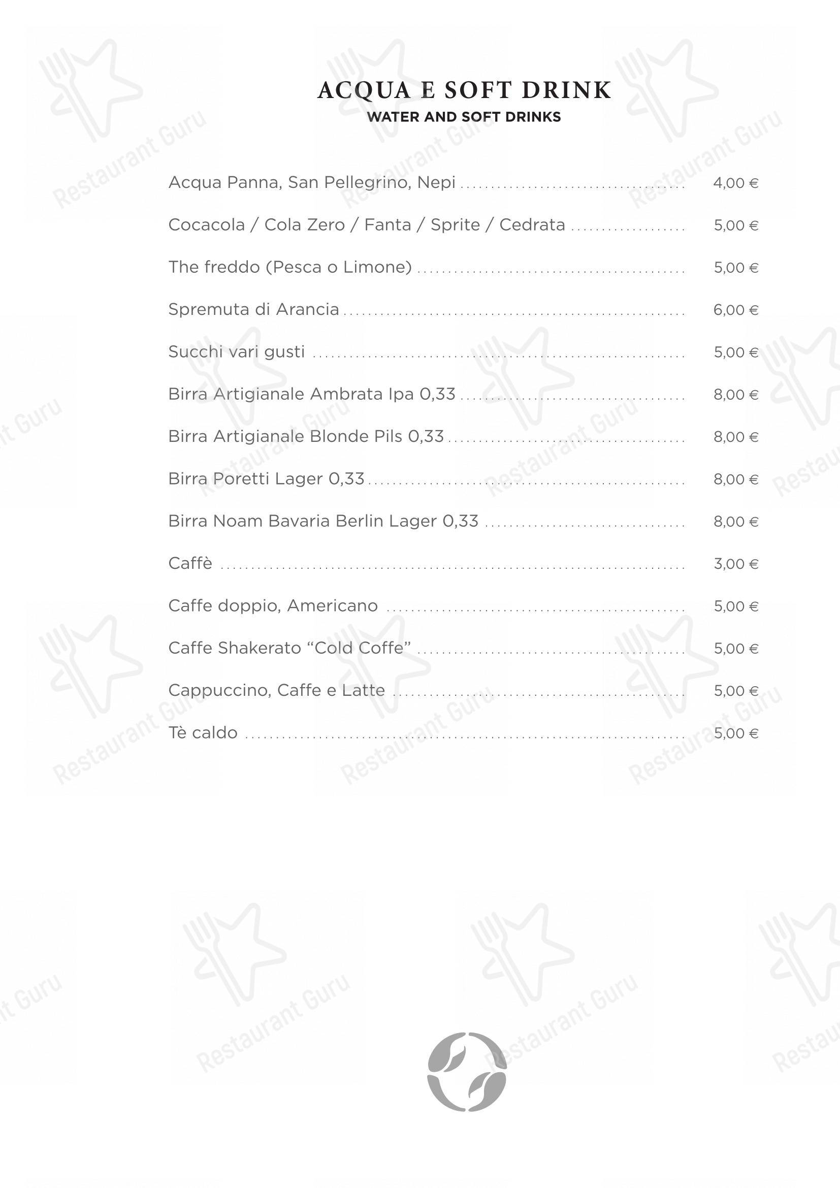 Menu bar per Ristorante Crab ristorante