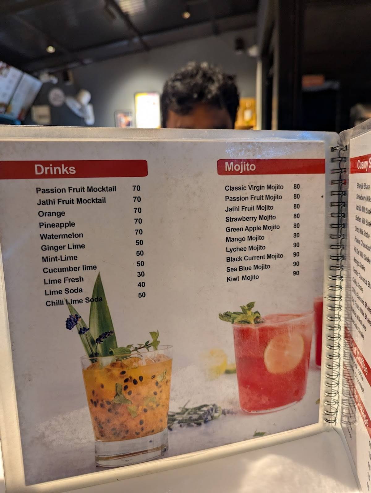 Cusiny menu