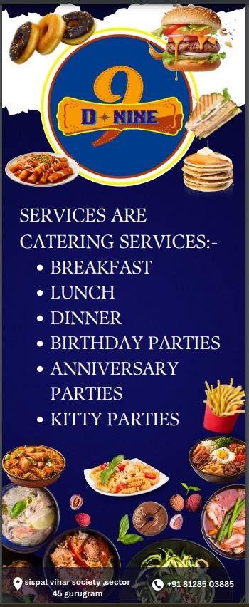 D nine menu
