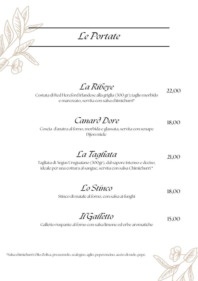 Menu de DOC - Cucina e Griglia