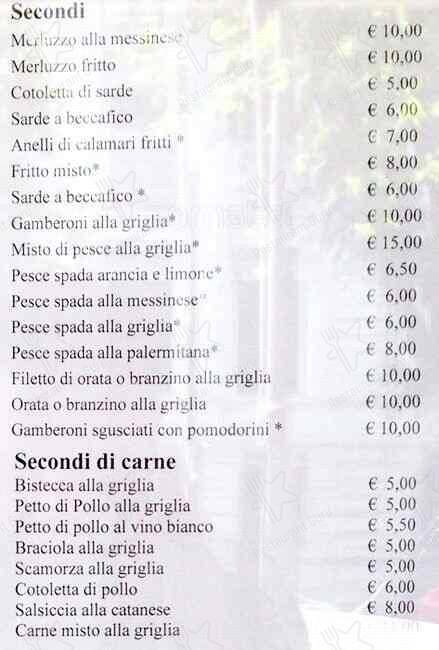 Menu di Da Missi 